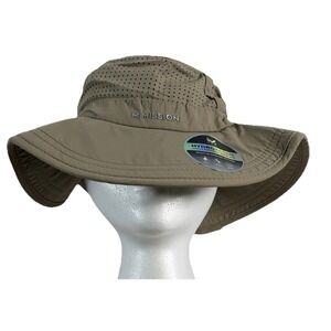 MISSION Cooling Booney Unisex Hat w/ UPF 50 & MAX Cooling Towel‎ Brown